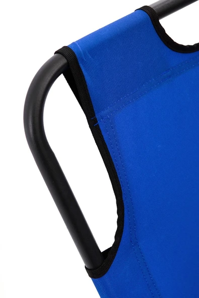 moniev Litus Katlanır Şezlong Plaj Şezlongu Portatif Kamp Sandalyesi Ve Bahçe Şezlongu - Mavi - Resim 6