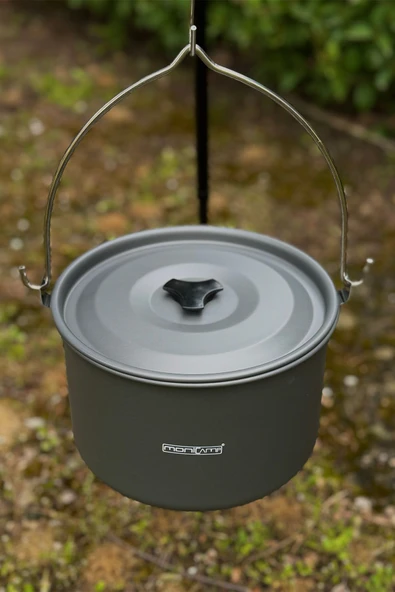 moniev Monicamp Kamp Tenceresi 4,2 Litre Su Isıtma ve Yemek Pişirme XXL Tencere