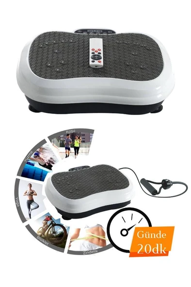 Alfalink Fitness Egzersiz Kondisyon Aleti120 kg Taşıma Titreşimli Yağ Yakma Spor Vücut Kumandalı ürün görseli