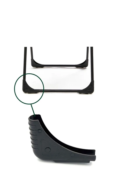 moniev 4 Adet Kamp Sandalyesi Ayak Plastiği Plastik Köşe Takozu Kamp Masası Köşe Koruyucu - 2