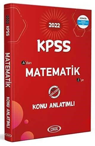 2022 KPSS Matematik Konu Anlatımlı Data Yayınları