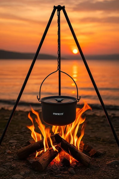 moniev Monicamp Kamp Tenceresi 4,2 Litre Su Isıtma ve Yemek Pişirme XXL Tencere - 2