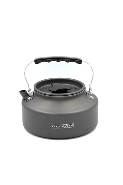 moniev Monicamp Kamp Tencere Tava ve Çaydaklık Seti Kamp Mutfağı 3'lü Set - Resim 2