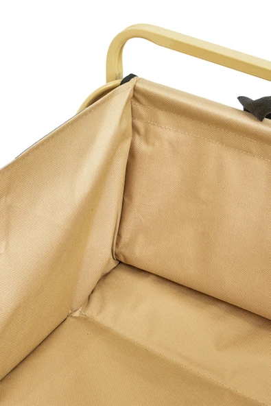 moniev Kamp Arabası Katlanır Taşıma Arabası Büyük Vagon Pazar Alışveriş Araba Frenli Ve Geniş Tekerlekli - Resim 9