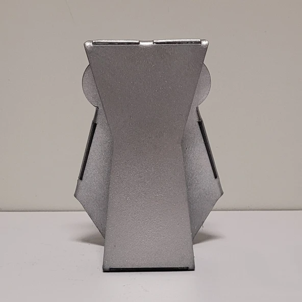 Çelik Baykuş Figürü – Lazer Kesim Metal Dekoratif Obje - 3