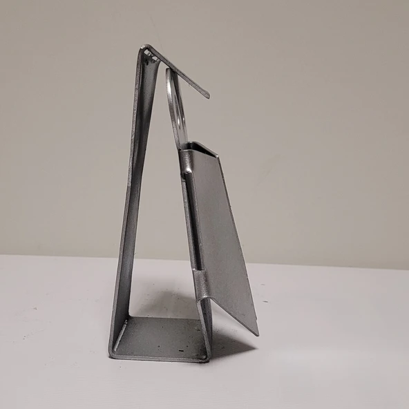 Çelik Baykuş Figürü – Lazer Kesim Metal Dekoratif Obje - 7