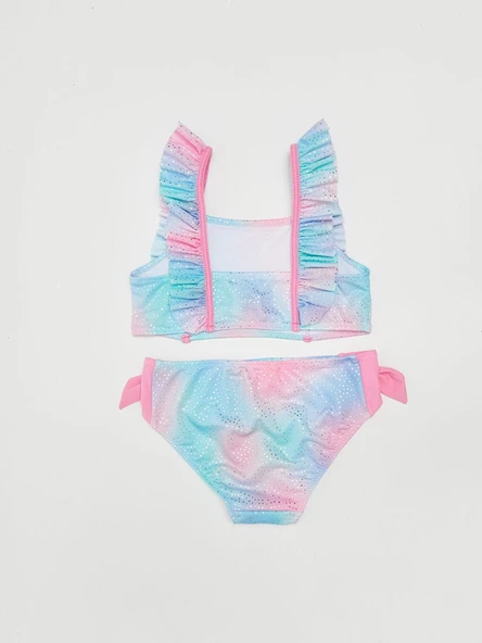 Batik Desenli Kız Çocuk Bikini Takım DB200786BT - 2