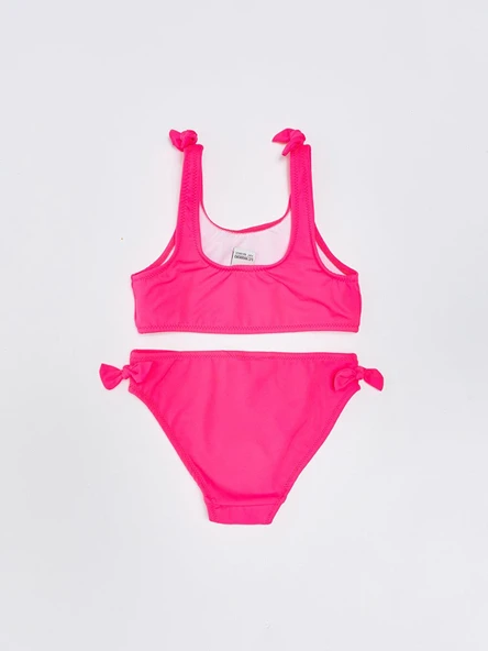 Fiyonklu kız çocuk bikini takım - 5