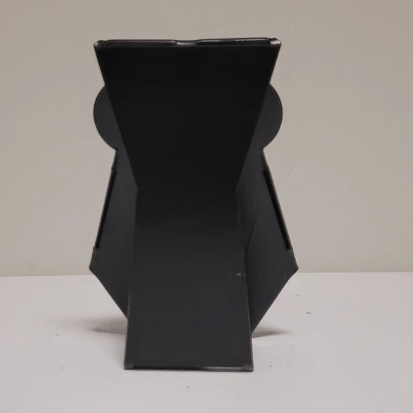 Çelik Baykuş Figürü – Lazer Kesim Metal Dekoratif Obje - 3