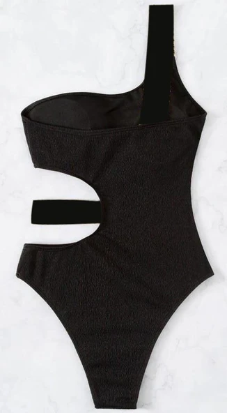 Çizgili özel kumaşlı Cut Out Mayo DB200727M - 4