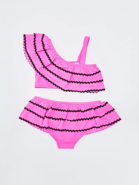 Sutaşı detaylı kız çocuk bikini takım - 2