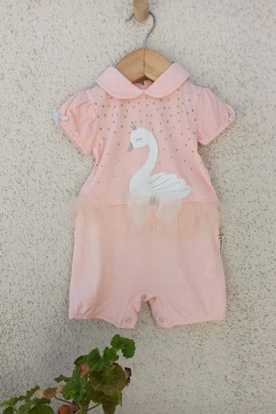 Kuğu Kız Bebek Tulum 3-9 Ay - 2