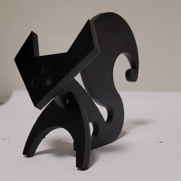 Çelik Sincap Figürü – Lazer Kesim Metal Dekoratif Obje (2mm) - 3