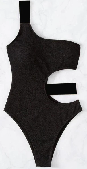 Çizgili özel kumaşlı Cut Out Mayo DB200727M - 3