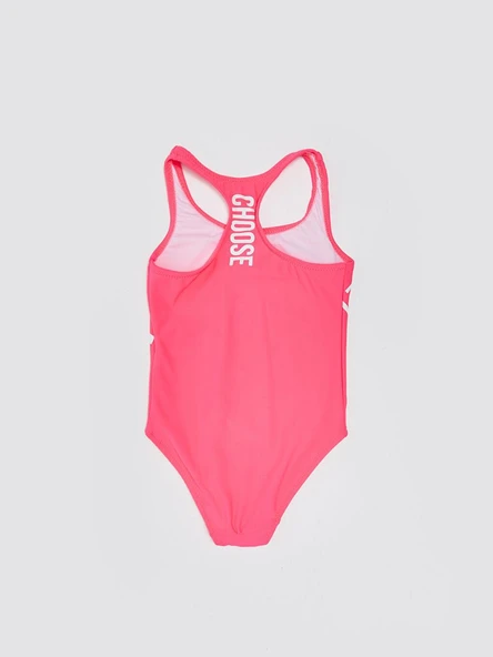 Beyaz Baskılı kız çocuk mayo DB200798CM - 2