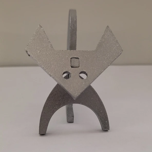 Çelik Sincap Figürü – Lazer Kesim Metal Dekoratif Obje (2mm)