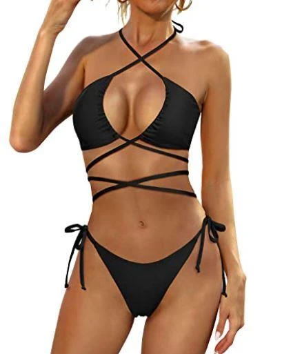 Bağlama Detaylı bikini takım DB200780BT