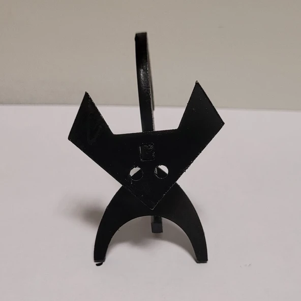 Çelik Sincap Figürü – Lazer Kesim Metal Dekoratif Obje (2mm) - 2