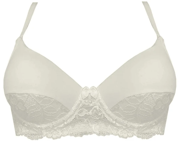 EKRU MICRO DANTEL DETAYLI KAPLI SÜTYEN DS200586SU