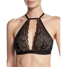 SİYAH FULL DANTEL SIRTI ŞERİT DETAYLI BRALET DS200501BR