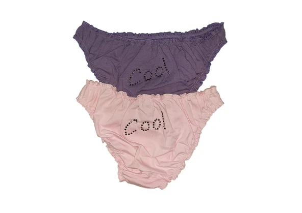 COOL TAŞ BASKILI 2Lİ KÜLOT TAKIM DS200553KU