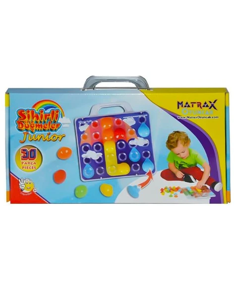 Matrax Toys Sihirli Düğmeler Junior 30 Parça ürün görseli