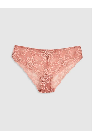 GRİ-SOMON FULL DANTEL 2 Lİ KÜLOT DS200201KU - 2