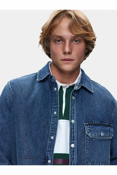 Ltb Aıdan Jemıma Wash Erkek Jean Gömlek - 4
