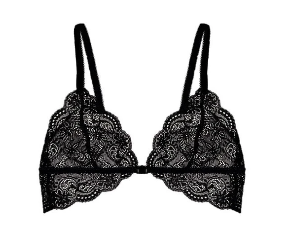 ÖNDEN KLİPSLİ FULL DANTEL BRALET - Resim 4