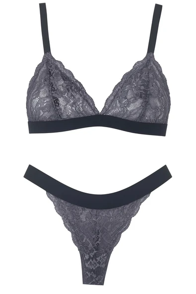 GRİ FULL DANTEL BRALET TAKIM DS20095BRT - 2