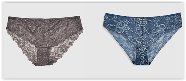 GRİ MAVİ FULL DANTEL 2 Lİ KÜLOT DS200201KU