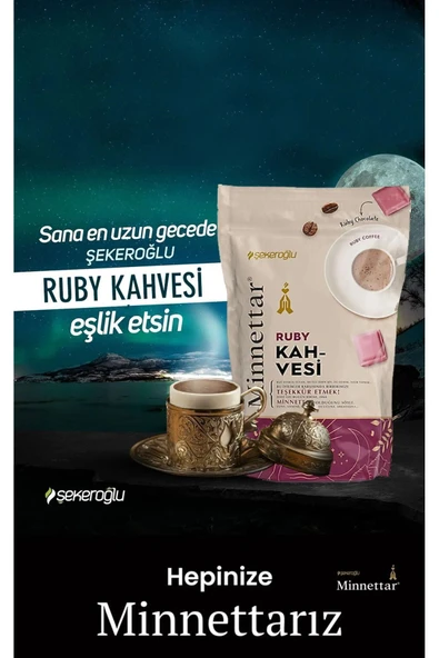 Şekeroğlu Minnettar Kahve Çeşitleri 165 gr x 6 Adet (Osmanlı, Karamel, Fındık, Dibek, Menengiç, Ruby Çikolata) - 5
