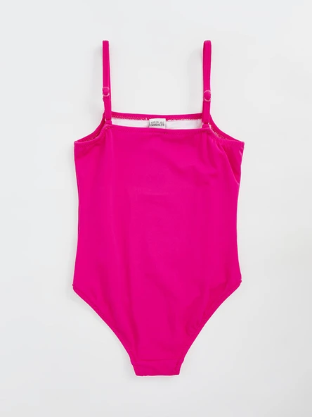 Kare Yaka Kız Çocuk Mayo - 9