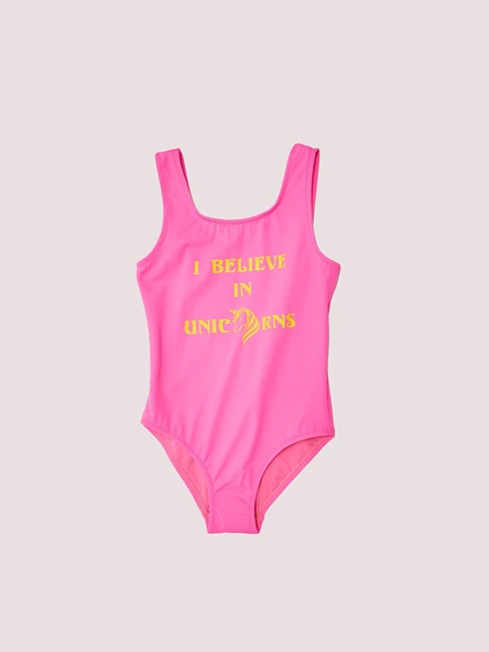 Baskılı kız çocuk mayo - 4