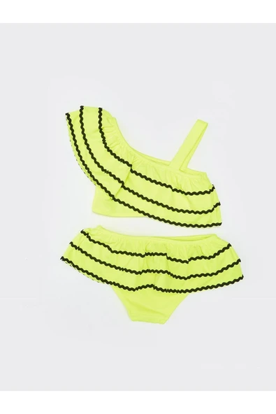 Sutaşı Detaylı Kız Çocuk Bikini Takım - 2