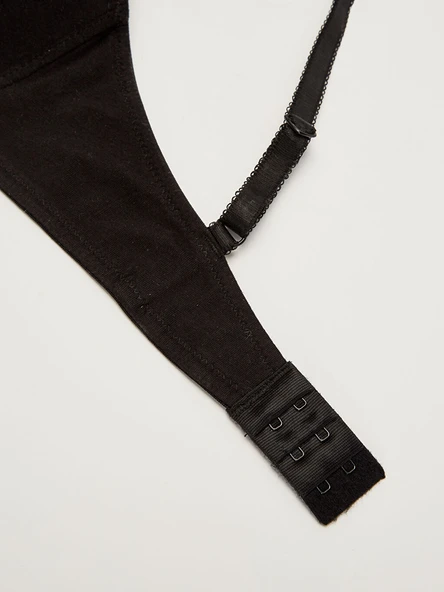 SİYAH-SİYAH BEYAZ ÇİZGİLİ 2 Lİ SÜTYEN DS200022FB-2 - 2