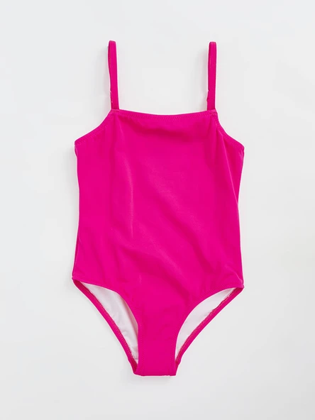 Kare Yaka Kız Çocuk Mayo - 8