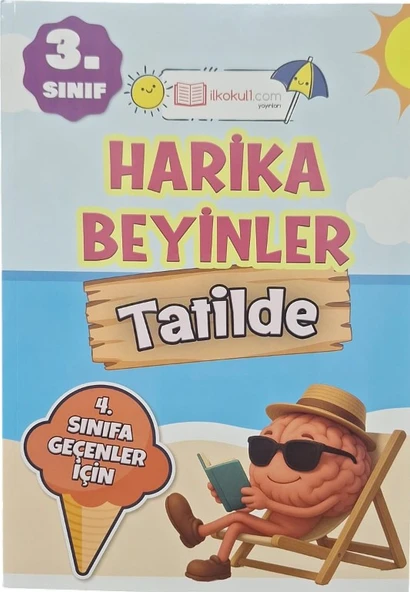 İlkokul1 Harika Beyinler 3. Sınıf Tatil Seti 4. Sınıfa Geçenler İçin