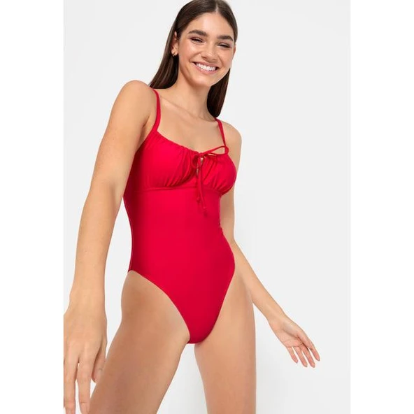 Büzgü detaylı mayo - 3