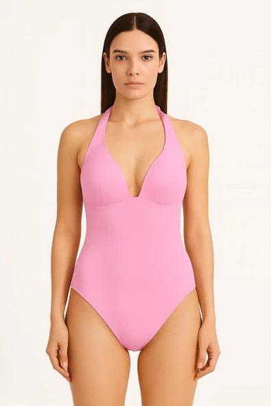 Boyundan bağlamalı balenli mayo - 9