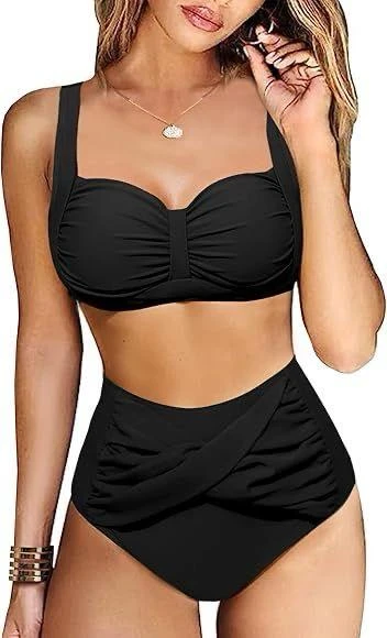 Yüksek bel Twist beli geçme detaylı Bikini Altı - 5