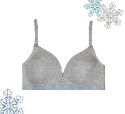 GRİ DESENLİ LASTİKLİ KAPLI FIRST BRA