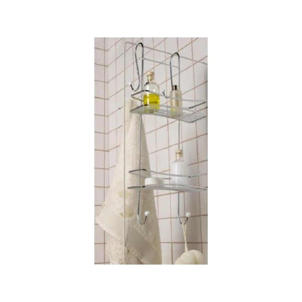 SAS Duşakabin Askılı Düz Banyo Rafı SAS Duş askısı - 5