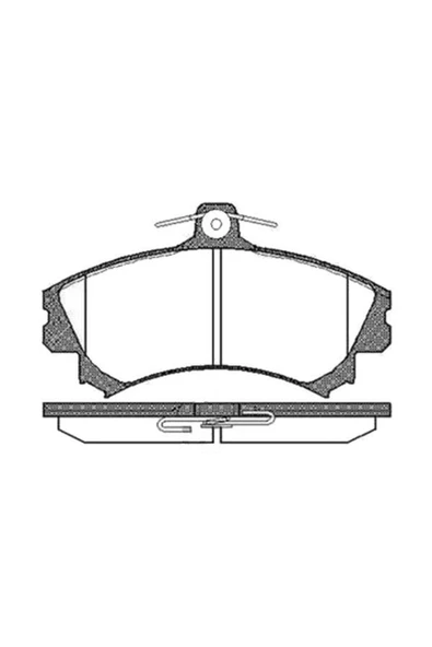 Balata Fren On-(: Carısma 00>06 "abslı Tıp" / Colt "1.5" 04>10 / Space Star 98>04 ) -55 Uyumlu ürün görseli 1