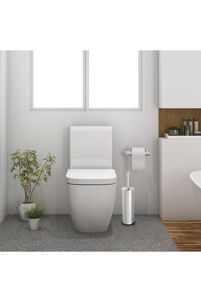 Sas Tuvalet Fırçası Wc Klozet Fırçası Krom - 3