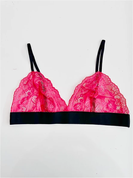 Fuşya Full Dantel Bralet DS200112BR