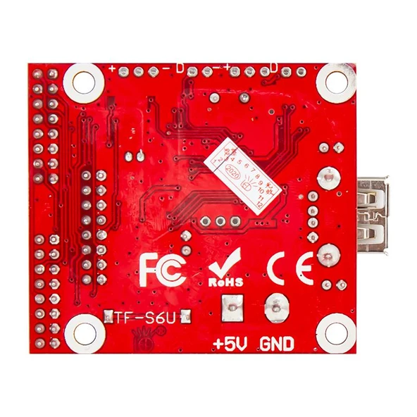 Ayt Powermaster TF-S6U Usb Ux2 2 li Led Panel Kartı P10 Panel İçin - 3