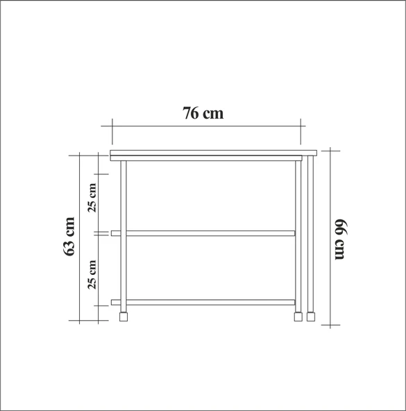 Esyala Rina Çok Amaçlı Sehpa Atlantik - 8