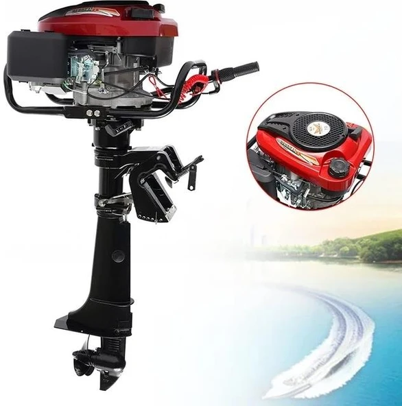 Tomking TK139FD-R Dıştan Takma Vitesli Bot Tekne Motoru 7Hp - 3