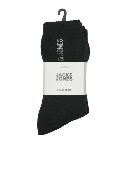 JACK JONES Erkek 5 li Uzun Spor Çorap 12266536 - 3